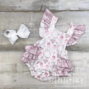 Vintage Tea Party Romper